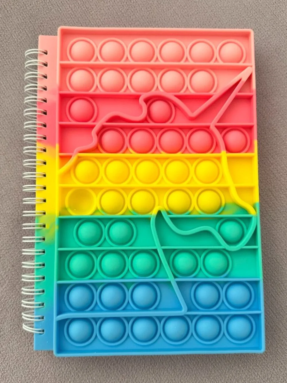 Rainbow Unicorn Fidget Notebook